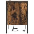vidaXL Bedside Cabinets with Drawer 2 pcs Smoked oak 42 x 41 x 61 cm