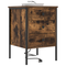 vidaXL Bedside Cabinets with Drawer 2 pcs Smoked oak 42 x 41 x 61 cm