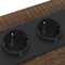 vidaXL Bedside Cabinets with Drawer 2 pcs Brown oak 42 x 41 x 61 cm