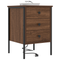 vidaXL Bedside Cabinets with Drawer 2 pcs Brown oak 42 x 41 x 61 cm