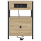 vidaXL Bedside Cabinets with Drawer 2 pcs Sonoma oak 40 x 31 x 60 cm