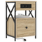 vidaXL Bedside Cabinets with Drawer 2 pcs Sonoma oak 40 x 31 x 60 cm