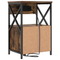 vidaXL Bedside Cabinets with Drawer 2 pcs Smoked oak 40 x 31 x 60 cm