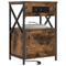 vidaXL Bedside Cabinets with Drawer 2 pcs Smoked oak 40 x 31 x 60 cm
