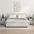 vidaXL Bedside Cabinets with Drawer 2 pcs Grey sonoma 40 x 31 x 60 cm