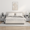 vidaXL Bedside Cabinets with Drawer 2 pcs Grey sonoma 40 x 31 x 60 cm