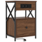 vidaXL Bedside Cabinets with Drawer 2 pcs Brown oak 40 x 31 x 60 cm