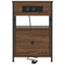 vidaXL Bedside Cabinets with Drawer 2 pcs Brown oak 40 x 31 x 60 cm