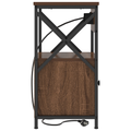 vidaXL Bedside Cabinets with Drawer 2 pcs Brown oak 40 x 31 x 60 cm
