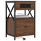 vidaXL Bedside Cabinets with Drawer 2 pcs Brown oak 40 x 31 x 60 cm