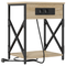 vidaXL Bedside Cabinet Sonoma oak Engineered wood