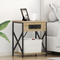 vidaXL Bedside Cabinet Sonoma oak Engineered wood