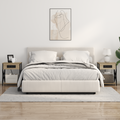 vidaXL Bedside Cabinet Sonoma oak Engineered wood