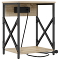 vidaXL Bedside Cabinet 2 pcs Sonoma oak Engineered wood