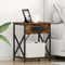 vidaXL Bedside Cabinet Smoked oak Engineered wood