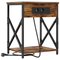vidaXL Bedside Cabinet 2 pcs Smoked oak Engineered wood