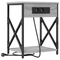 vidaXL Bedside Cabinet Grey sonoma Engineered wood
