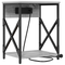 vidaXL Bedside Cabinet 2 pcs Grey sonoma Engineered wood