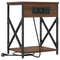 vidaXL Bedside Cabinet Brown oak Engineered wood
