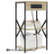 vidaXL Bedside Cabinets with Shelf with Storage 2 pcs Sonoma oak Engineered wood