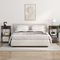 vidaXL Bedside Cabinets with Shelf with Storage 2 pcs Smoked oak Engineered wood