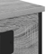 vidaXL Bedside Cabinet with Shelf with Storage Grey sonoma Engineered wood