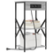 vidaXL Bedside Cabinet with Shelf with Storage Grey sonoma Engineered wood