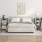 vidaXL Bedside Cabinets with Shelf with Storage 2 pcs Grey sonoma Engineered wood