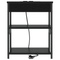 vidaXL Bedside Cabinet Black oak 41 x 31 x 51 cm Engineered wood