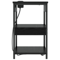 vidaXL Bedside Cabinets 2 pcs Black oak 41 x 31 x 51 cm