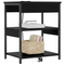 vidaXL Bedside Cabinets 2 pcs Black oak 41 x 31 x 51 cm