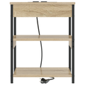 vidaXL Bedside Cabinet Sonoma oak 41 x 31 x 51 cm Engineered wood