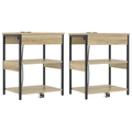 vidaXL Bedside Cabinets 2 pcs Sonoma oak 41 x 31 x 51 cm