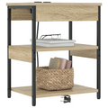 vidaXL Bedside Cabinets 2 pcs Sonoma oak 41 x 31 x 51 cm