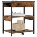 vidaXL Bedside Cabinets with Drawer 2 pcs Smoked oak 41 x 31 x 51 cm