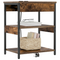 vidaXL Bedside Cabinets with Drawer 2 pcs Smoked oak 41 x 31 x 51 cm