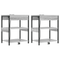 vidaXL Bedside Cabinets 2 pcs Grey sonoma 41 x 31 x 51 cm