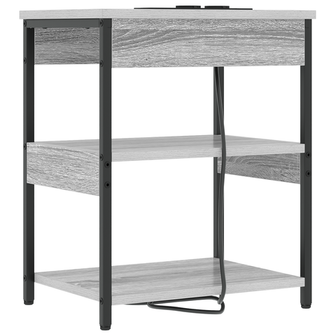 vidaXL Bedside Cabinets 2 pcs Grey sonoma 41 x 31 x 51 cm