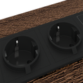 vidaXL Bedside Cabinets 2 pcs Brown oak 41 x 31 x 51 cm