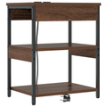 vidaXL Bedside Cabinets 2 pcs Brown oak 41 x 31 x 51 cm