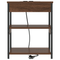 vidaXL Bedside Cabinets 2 pcs Brown oak 41 x 31 x 51 cm