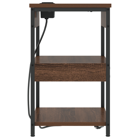 vidaXL Bedside Cabinets 2 pcs Brown oak 41 x 31 x 51 cm