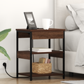 vidaXL Bedside Cabinets 2 pcs Brown oak 41 x 31 x 51 cm