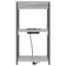 vidaXL Bedside Cabinet with Charging Station with Shelf with Storage Grey sonoma