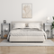vidaXL Bedside Cabinet with Charging Station with Shelf with Storage Grey sonoma