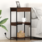 vidaXL Bedside Cabinet with Charging Station Brown oak Engineered Wood