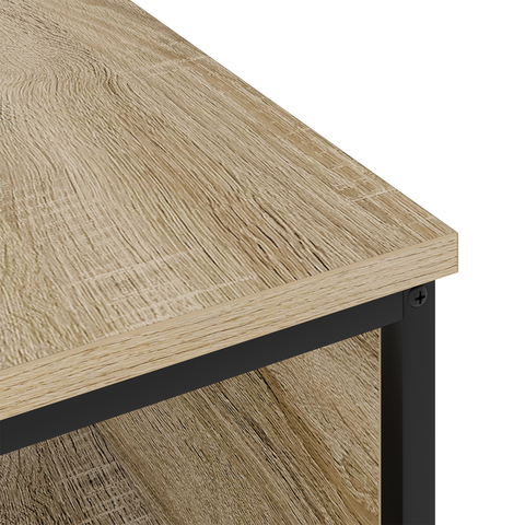 vidaXL Bedside Cabinet Sonoma oak 28.1 x 40.9 x 75 cm Engineered wood