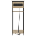 vidaXL Bedside Cabinet Sonoma oak 28.1 x 40.9 x 75 cm Engineered wood