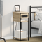 vidaXL Bedside Cabinet Sonoma oak 28.1 x 40.9 x 75 cm Engineered wood
