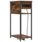 vidaXL Bedside Cabinet Smoked oak 28.1 x 40.9 x 75 cm Engineered wood